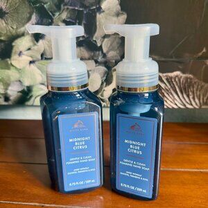 NEW 2-Pc MIDNIGHT BLUE CITRUS Foaming Hand Soaps Bath & Body Works
